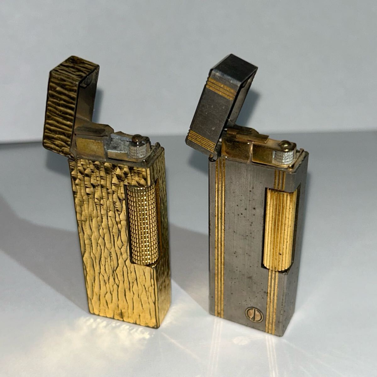 【ダンヒル】 ローラーガスライター！ジャンク着火未確認２つセットで！Dunhill (検索：喫煙グッズ 、喫煙具