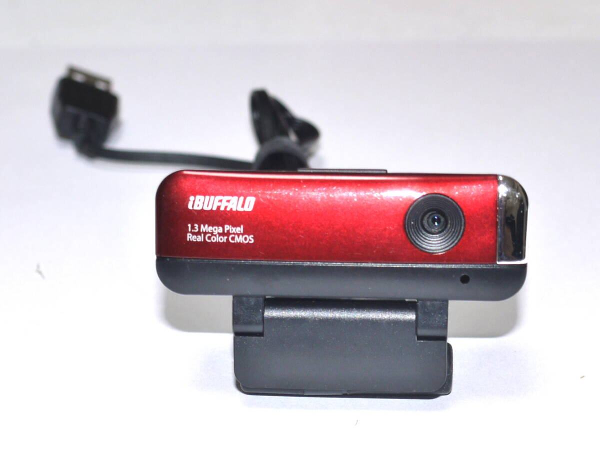 BUFFALO　130万画素Webカメラ ヘッドセット付　BSW13K10H　動作未確認