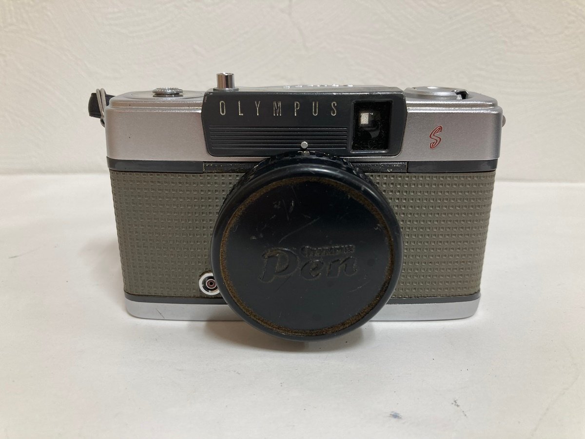 OLYMPUS 　オリンパス　フィルムカメラ　 PEN-EE　現状品　シルバー　動作確認未　ジャンク扱い