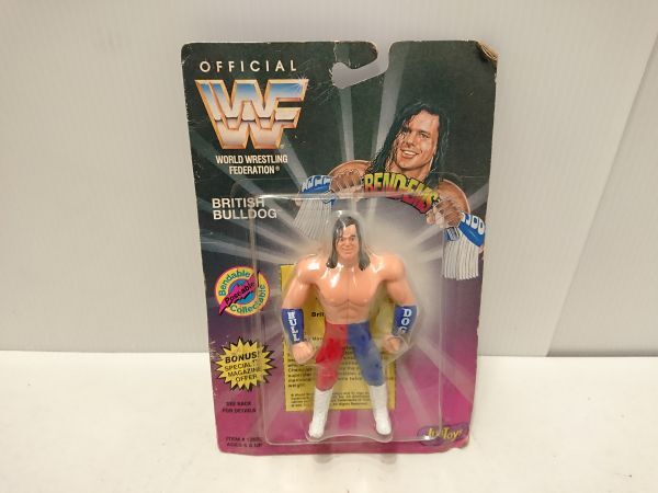 JusToys WWF ブリティッシュ・ブルドッグ 海外フィギュア トイ プロレスラー/プロレス