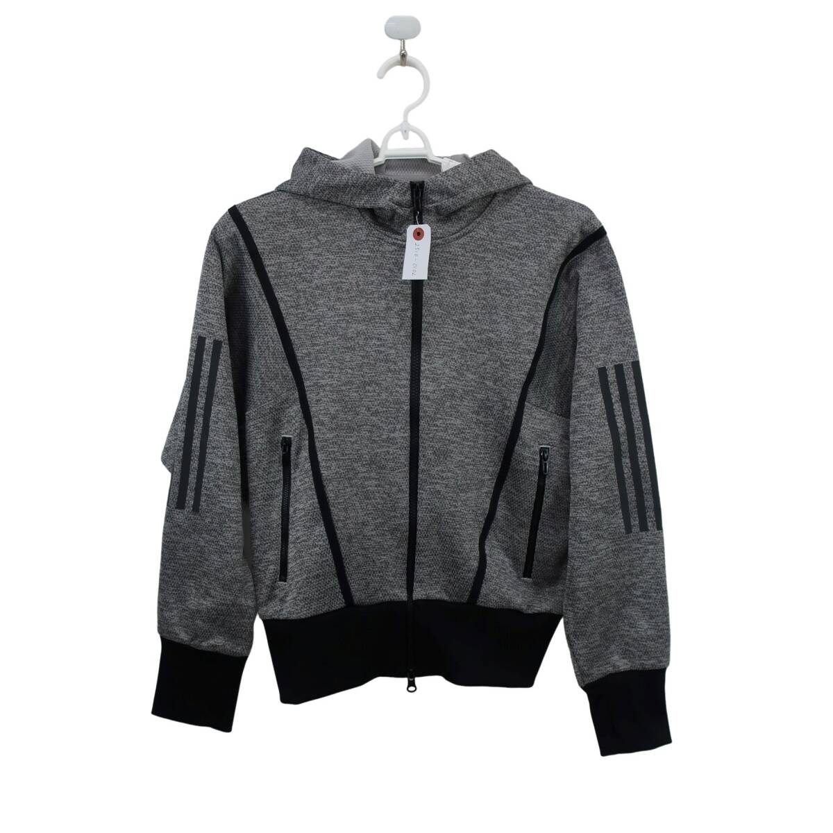【20%オフ】【美品】adidas(アディダス) パーカー グレー レディース S ゴルフウェア 2510-0102 中古