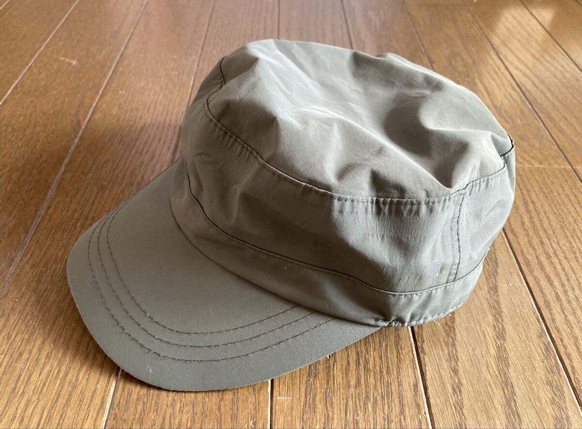 KiU キウ ワークキャップ アウトドア 3LAYER シームレス UVカット カーキ 男女兼用 M/L 58㎝ 調整可