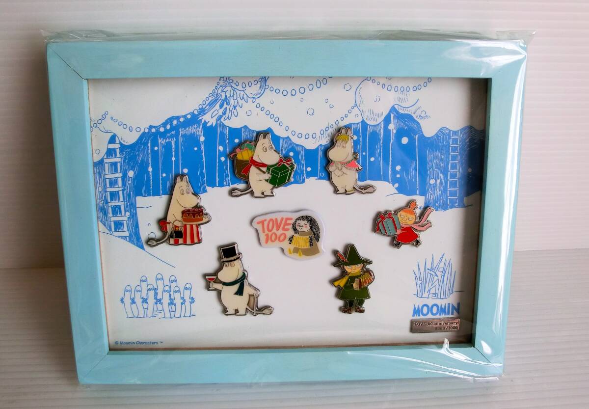 トーベ・ヤンソン生誕100周年記念ピンズセット◇新品未開封◇シリアルナンバー付◇Moomin ムーミン リトルミィ スナフキン