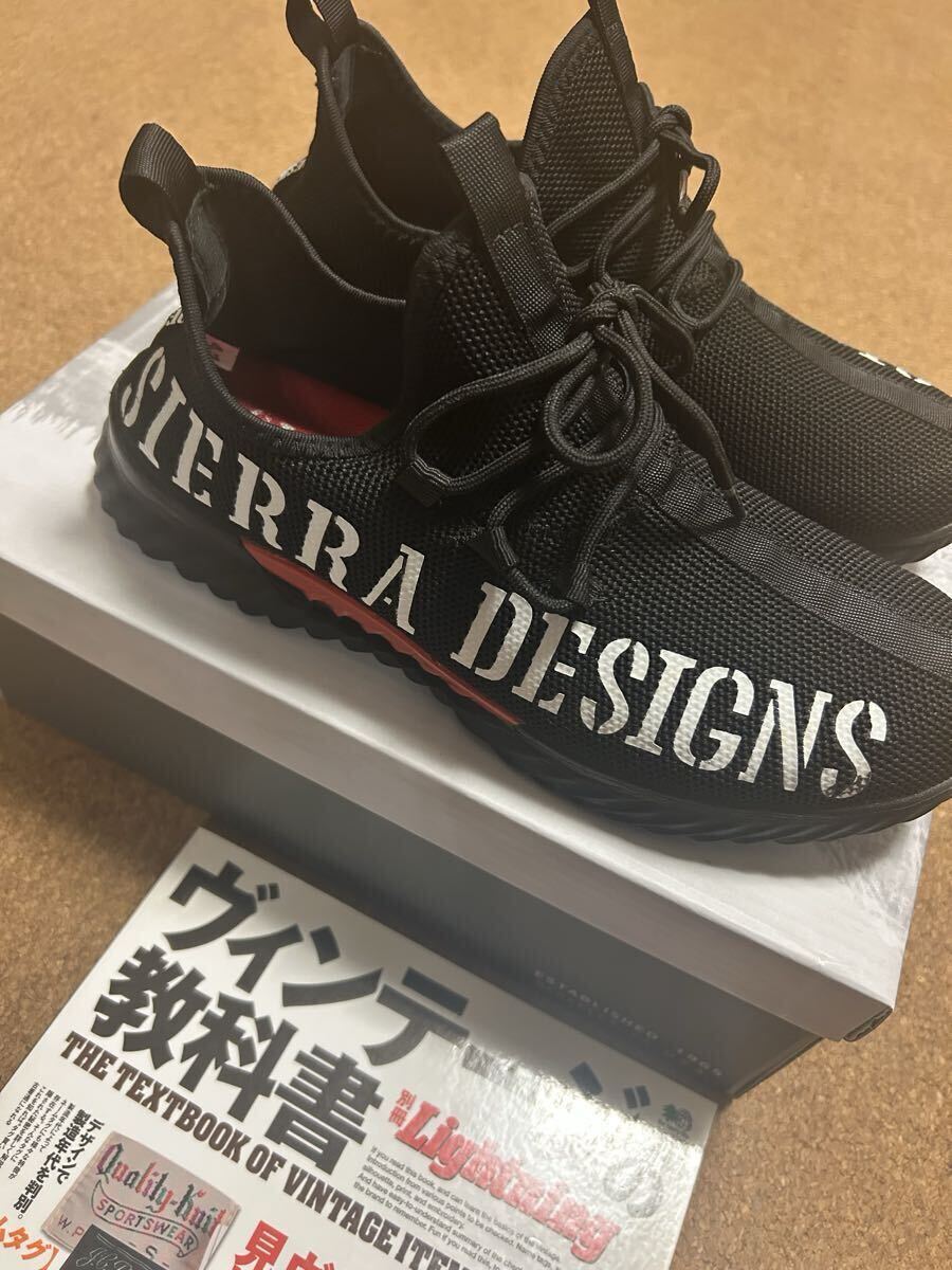 シェラデザイン/中古品/スニーカー/箱あり/シエラデザイン/26.0/黒/定価5390円/SIERRA DESIGNS/オッシュマンズ/パタゴニア/トレーニング