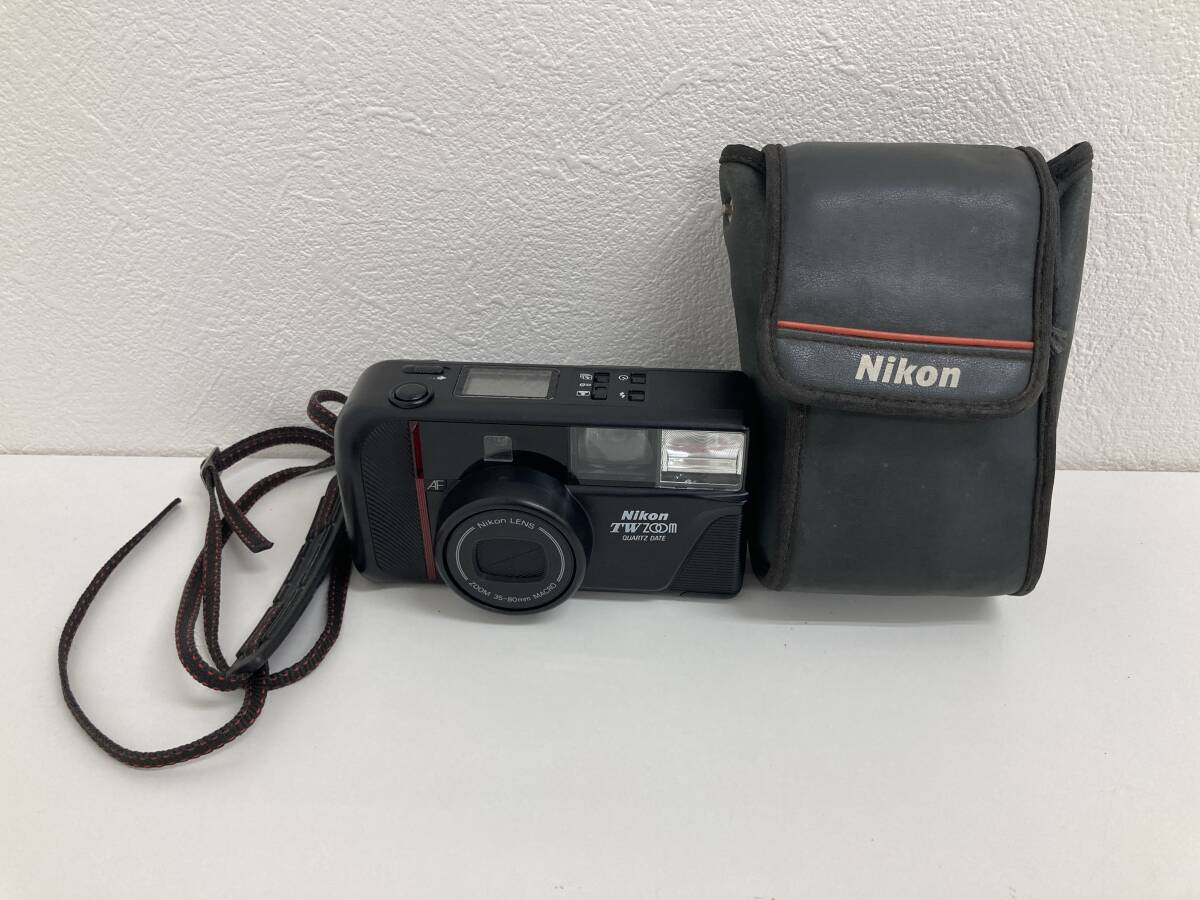 Nikon ニコン TWZOOM コンパクトフィルムカメラ 35-80mm 希少モデル ケース付（管理：DO000025）