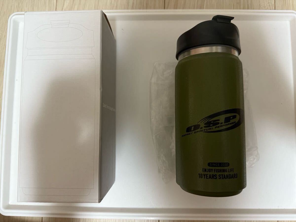 O.S.P タンブラー オリーブグリーン OSP 限定品♪ 水筒 イベント限定 未使用品 バスフィッシング オーエスピー ③ ラスト1個！