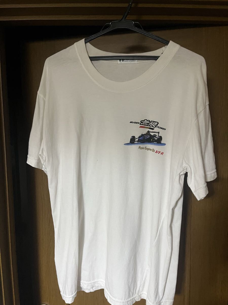 無限 Tシャツ ホンダ 半袖 綿100％ フリーサイズ？ Lサイズ に近い 無限 パワー MUGEN POWER HONDA VTEC F1 セナ ファンの方いかがですか