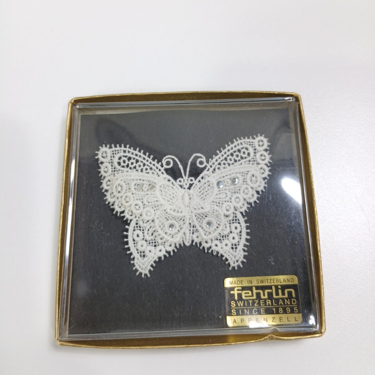 #380 fehrlin フェーリン/ 蝶 ブローチ バタフライ 蝶々 アクセサリー/ ヴィンテージ