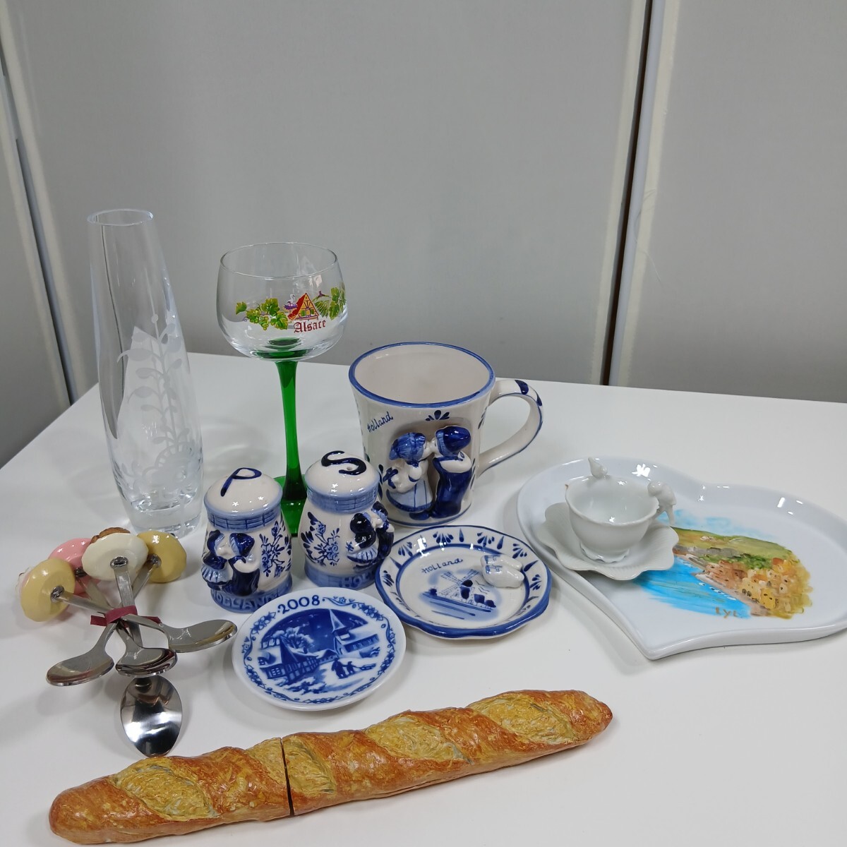 #384 holland ホランド/オランダ/クリスマス/英国食器セット/ マグカップ お皿 プレート/和歌山県にて引き取り大歓迎