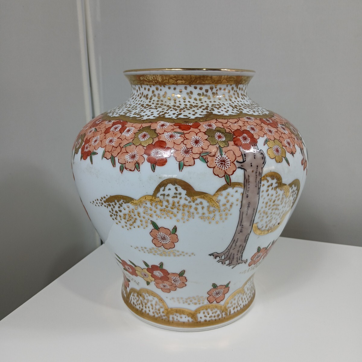 #415 有田焼 花瓶 壺 花器 秀峰/和歌山県にて引き取り大歓迎