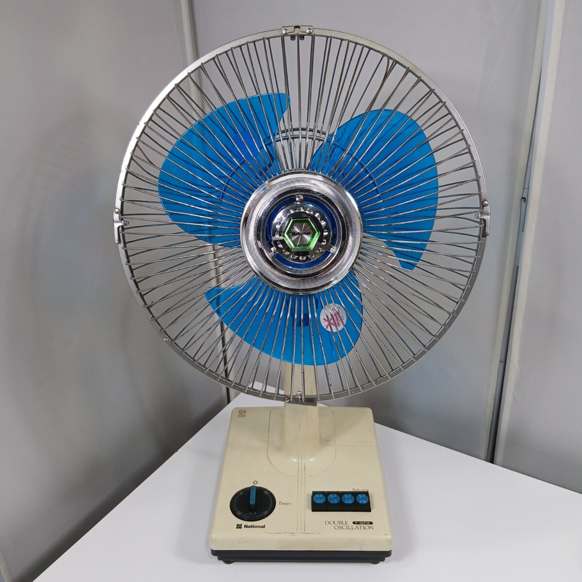 #458 National ナショナル/ 当時物/ 扇風機/ F-30F1K/ 動作品/ 昭和レトロ/ レトロ扇風機/ アンティーク/和歌山県にて引き取り大歓迎