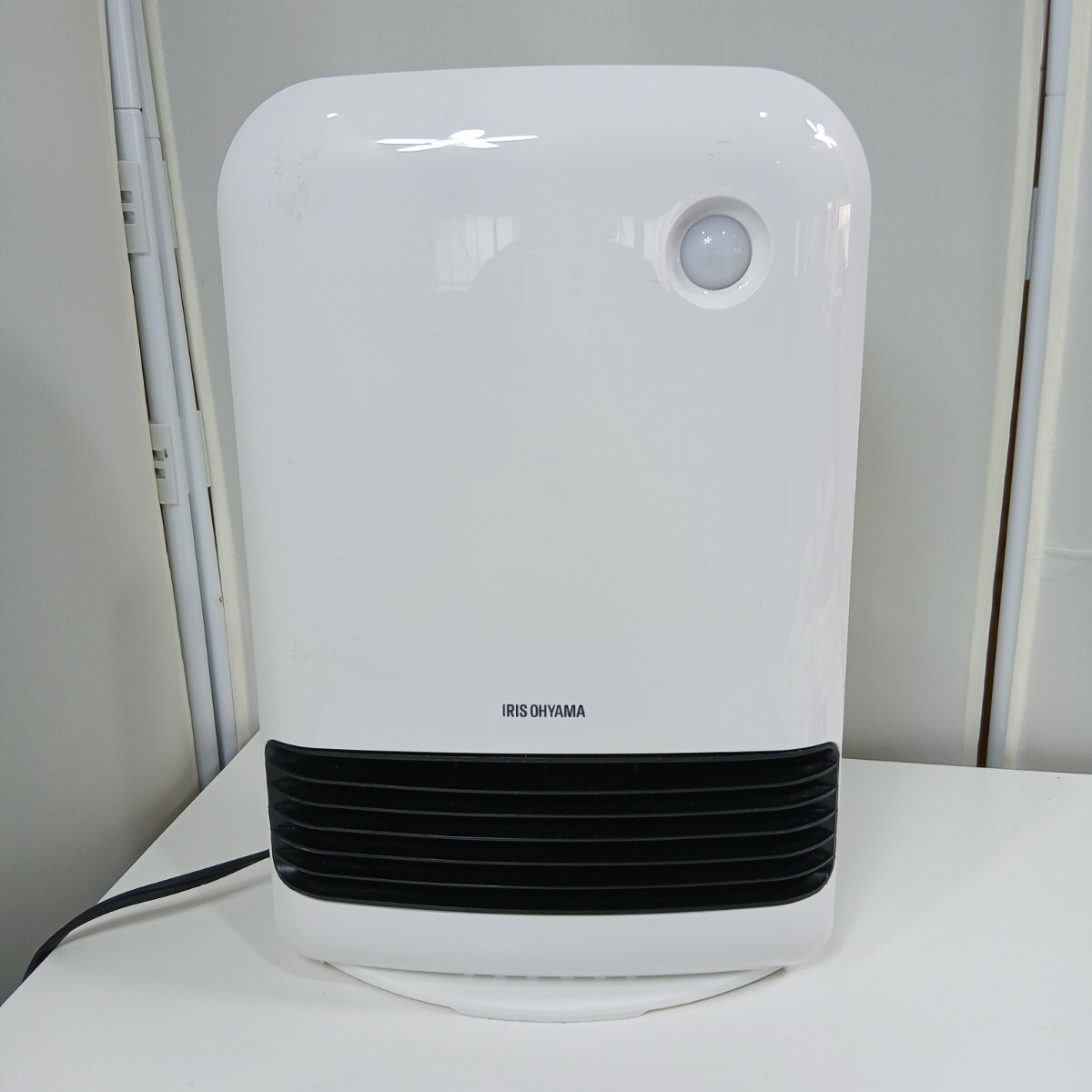 #731 アイリスオーヤマ 大風量 セラミックファンヒーター 暖房器具 人感センサー JCD-12TD4-W/和歌山県にて引き取り大歓迎