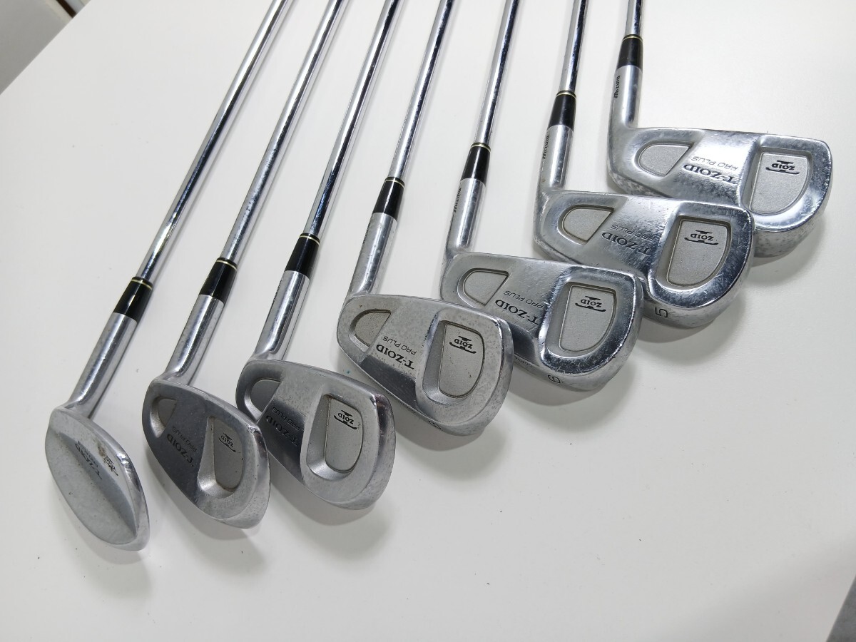#593 MIZUNO アイアンセット/ T-ZOID/ PRO PLUS/7本セット/ F.P.9.8.6.5.4/ ミズノ/和歌山県にて引き取り大歓迎