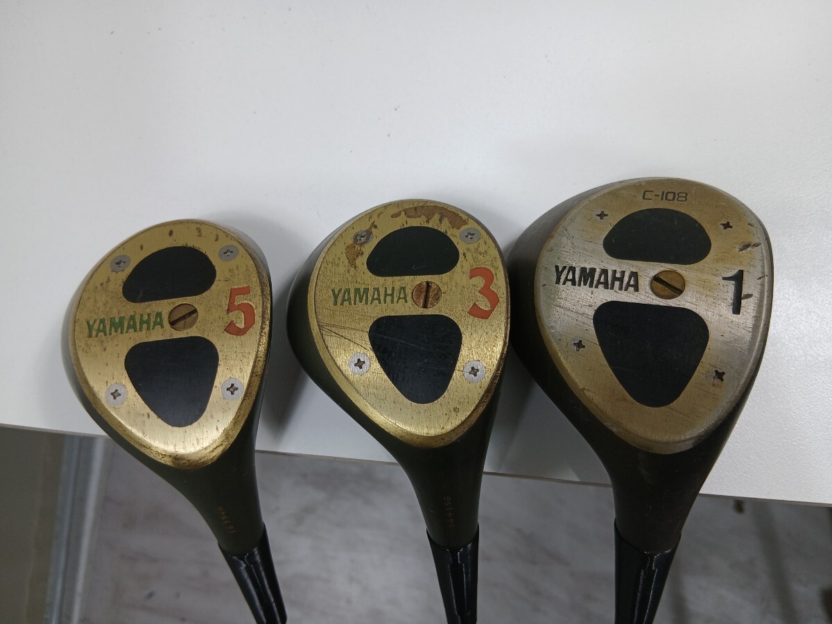 #612 YAMAHA/ ヤマハ/ ドライバー3本セット/1.3.5/ C-108/和歌山県にて引き取り大歓迎