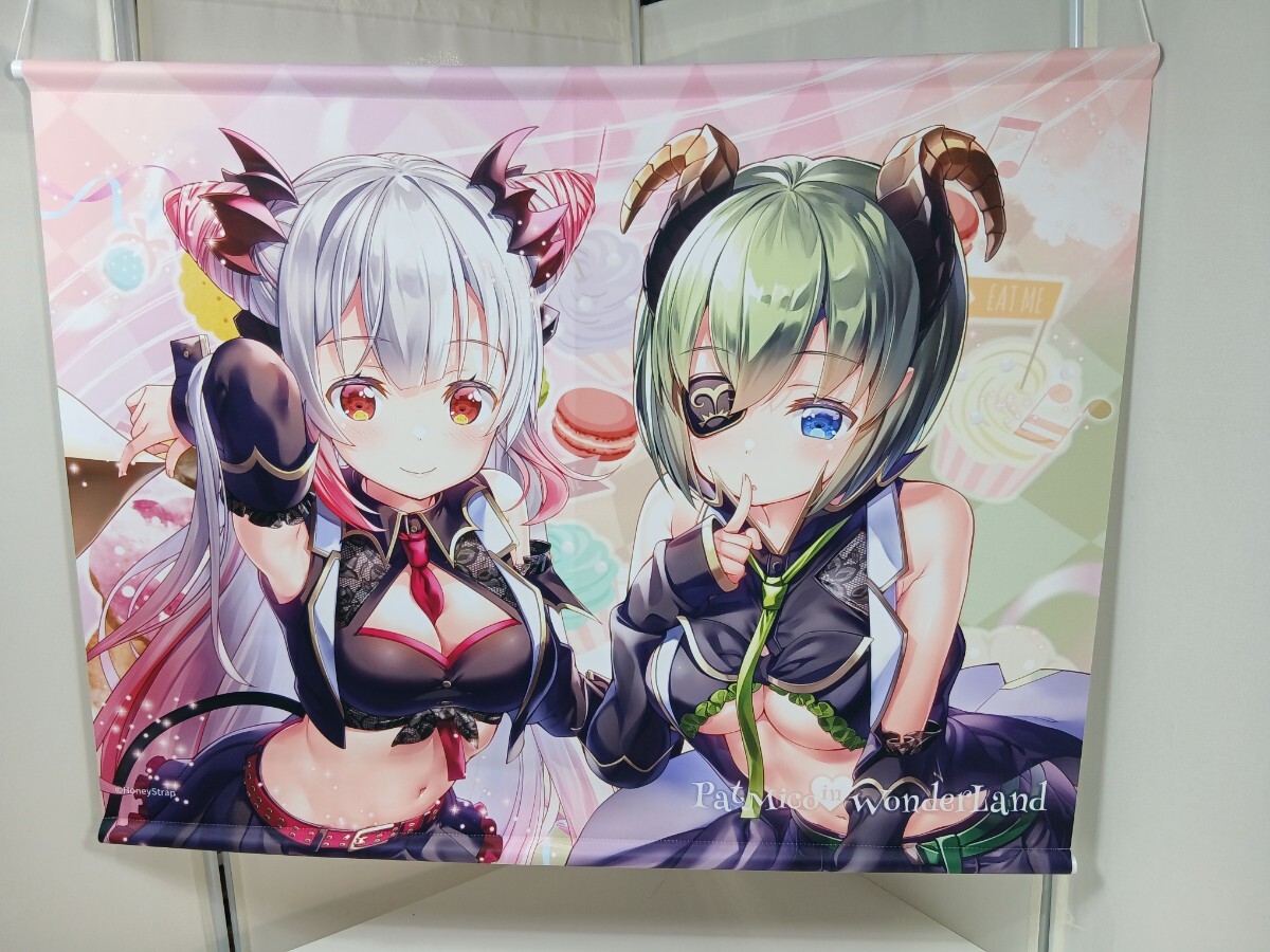 #788 バーチャルYouTuber 774inc. ハニーストラップ 周防パトラ/堰代ミコ 描き下ろしタペストリー/和歌山県にて引き取り大歓迎