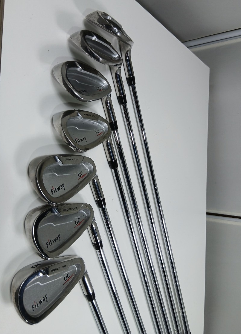 #617 Fit way フィットウェイ/ アイアンセット/7本セット☆/5.6.7.8.9.p.s/ ゴルフクラブ/和歌山県にて引き取り大歓迎