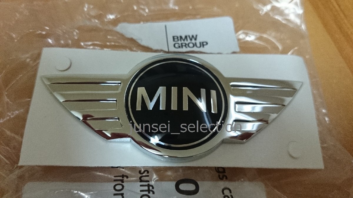 BMW MINI 純正 ボンネットエンブレム R52 R53 COOPER S JCW GP RE16 RE16GP RH16