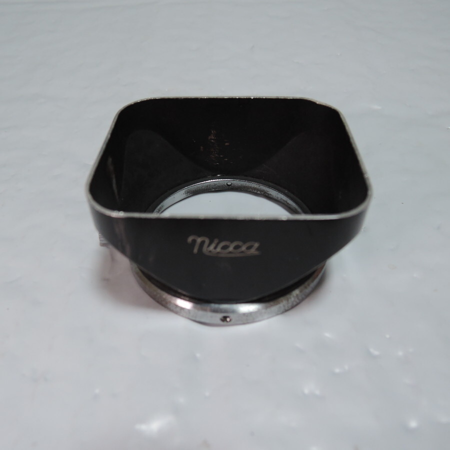 ニッカ nicca レンズフード カブセ式 角型メタルフード 取付部内径42mm