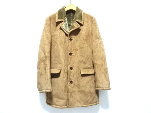 TORNADO MART 00s vintage original FAKE MOUTON COAT L size / トルネードマート フェイクレザー コート Y2K アーカイブ 日本製 メンズ