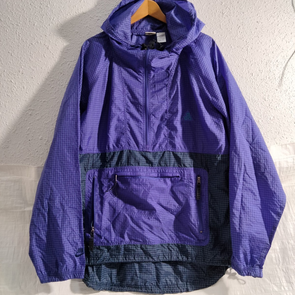 NIKE ACG Nylon Anorak Parka ナイキ エーシージー ナイロン　リップストップ　プルオーバーアノラック　パーカ 90年代 90's parka vintage