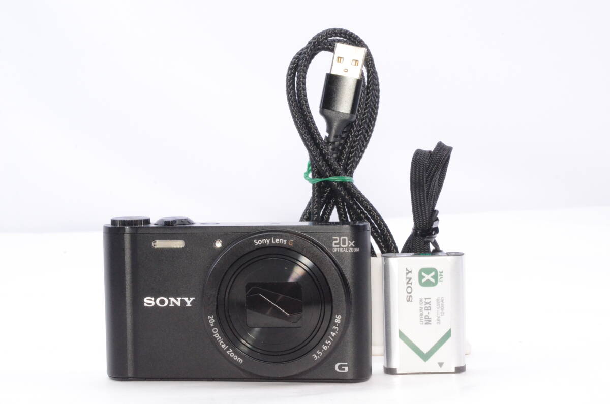 SONY ソニー DSC-WX350 ブラック コンデジ デジタル コンパクト カメラ ※難有品　　　2509001A