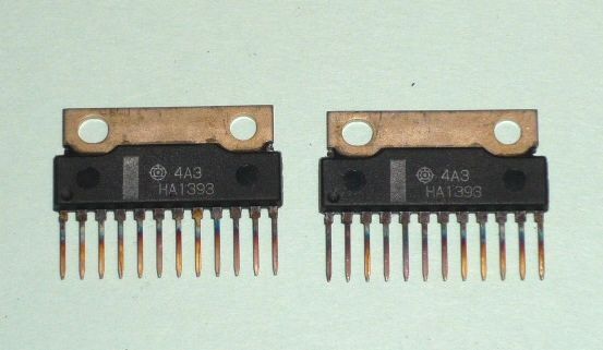 日立 オーディオパワーIC HA1393、2個セット（2）、未使用品