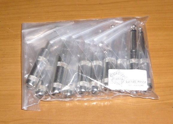 6.3mｍマイクプラグ（オス） 10個 未開封品