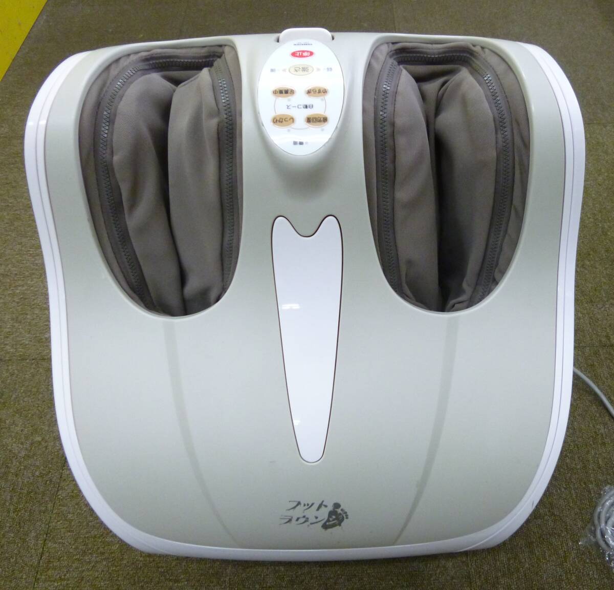 中古 山善 エアーフットラウンジ フットマッサージャー YGF-100[S-386]送料無料(北海道・沖縄・離島・佐川急便中継料金がかかる地域は除く)