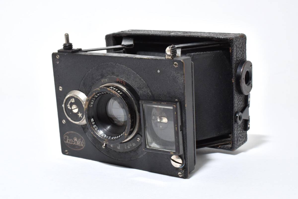 希少＊イカ ベベ Ica-Bebe Carl Zeiss Jena Tassar 7.5cm F4.5 蛇腹カメラ