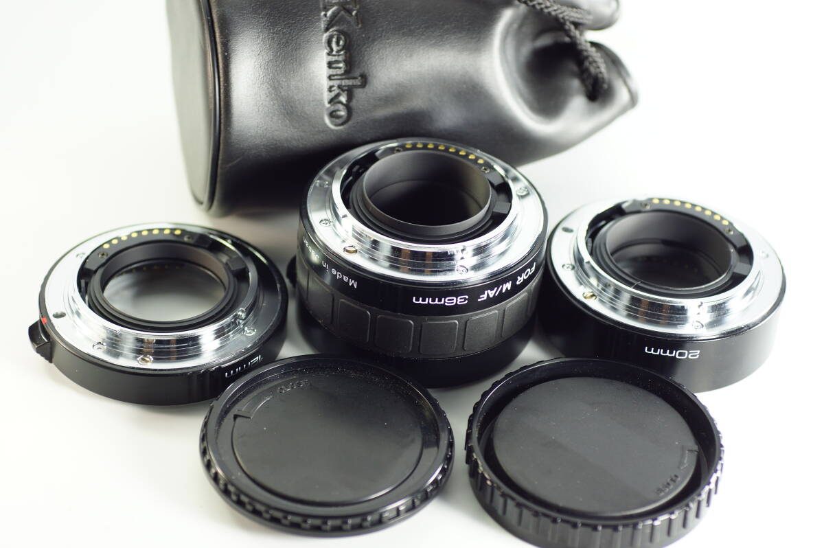 FOXHOME とてもキレイ Aマウント用 接写リング Kenko EXTENSION TUBE FOR M／AF 12mm 20mm 36mm ソニー ミノルタ