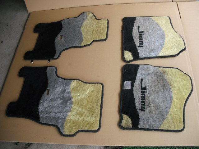 『B276』JA22W K6A ジムニー JIMNY ワイルドウインド スズキ 純正 オプション フロアマット 2f3z　　　JA11 JA12W