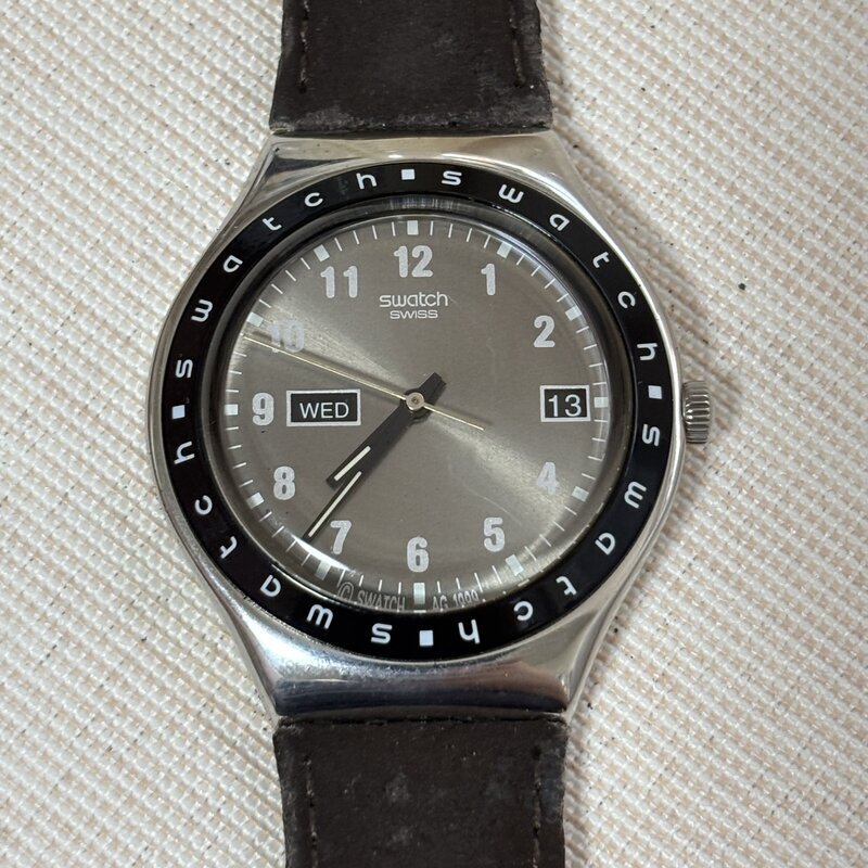 電池交換済 SWATCH スウォッチ アイロニー IRONY シリーズ スイス SWISS MADE ステンレス IW510CT14SWT//