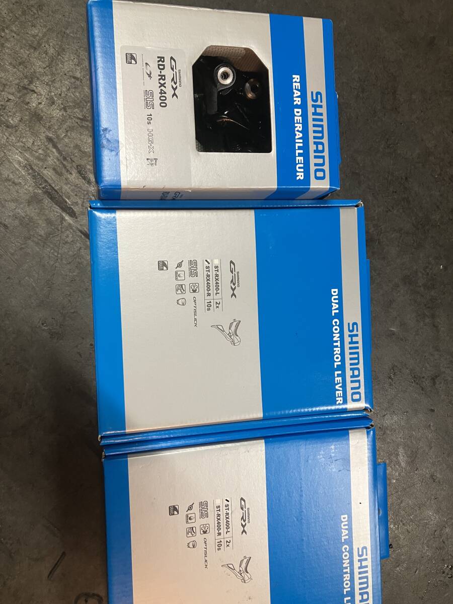 新品未使用shimano grx 10*2速　ST-RX400 RD-RX400 グラベル　コンポーネントセット　シマノ　油圧　ディスクブレーキ