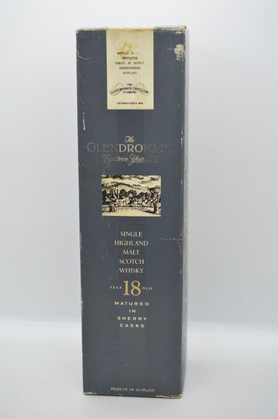 【空箱】The GLENDRONACH グレンドロナック 18年 スコッチ コレクション マニア ウイスキー 空き箱
