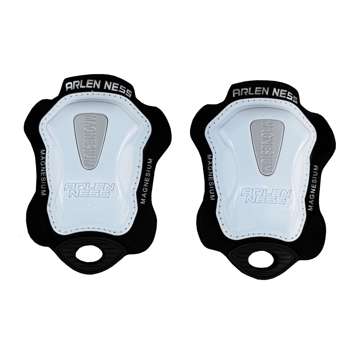 ARLENNESS アレンネス マグネシウム バンクセンサー P-131-AN WHITE KNEE SLIDER サーキット 【バイク用品】
