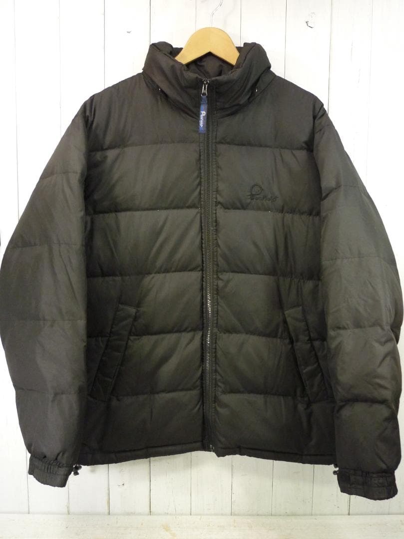 Penfield ペンフィールド メンズ ダウンジャケット ブルゾン ジャンパー フードなし Lサイズ ブラック 古着 21137D