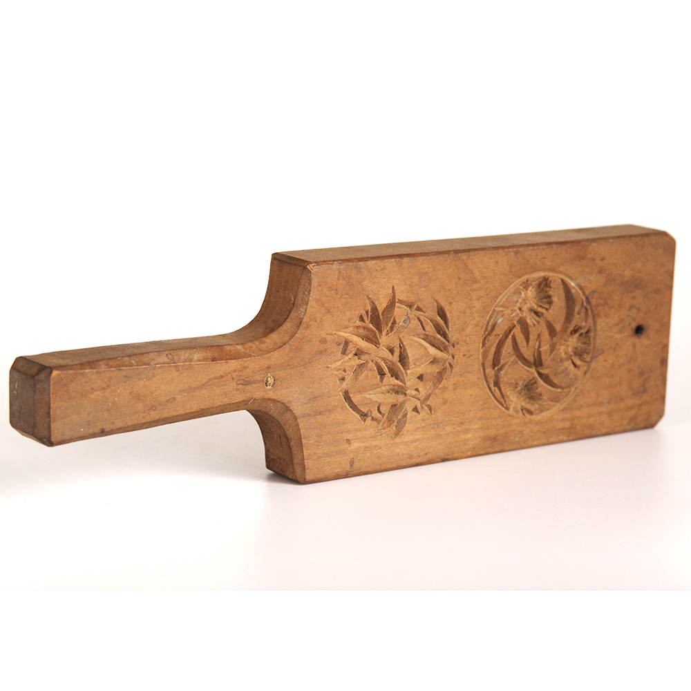 菓子型　木型　笹　296