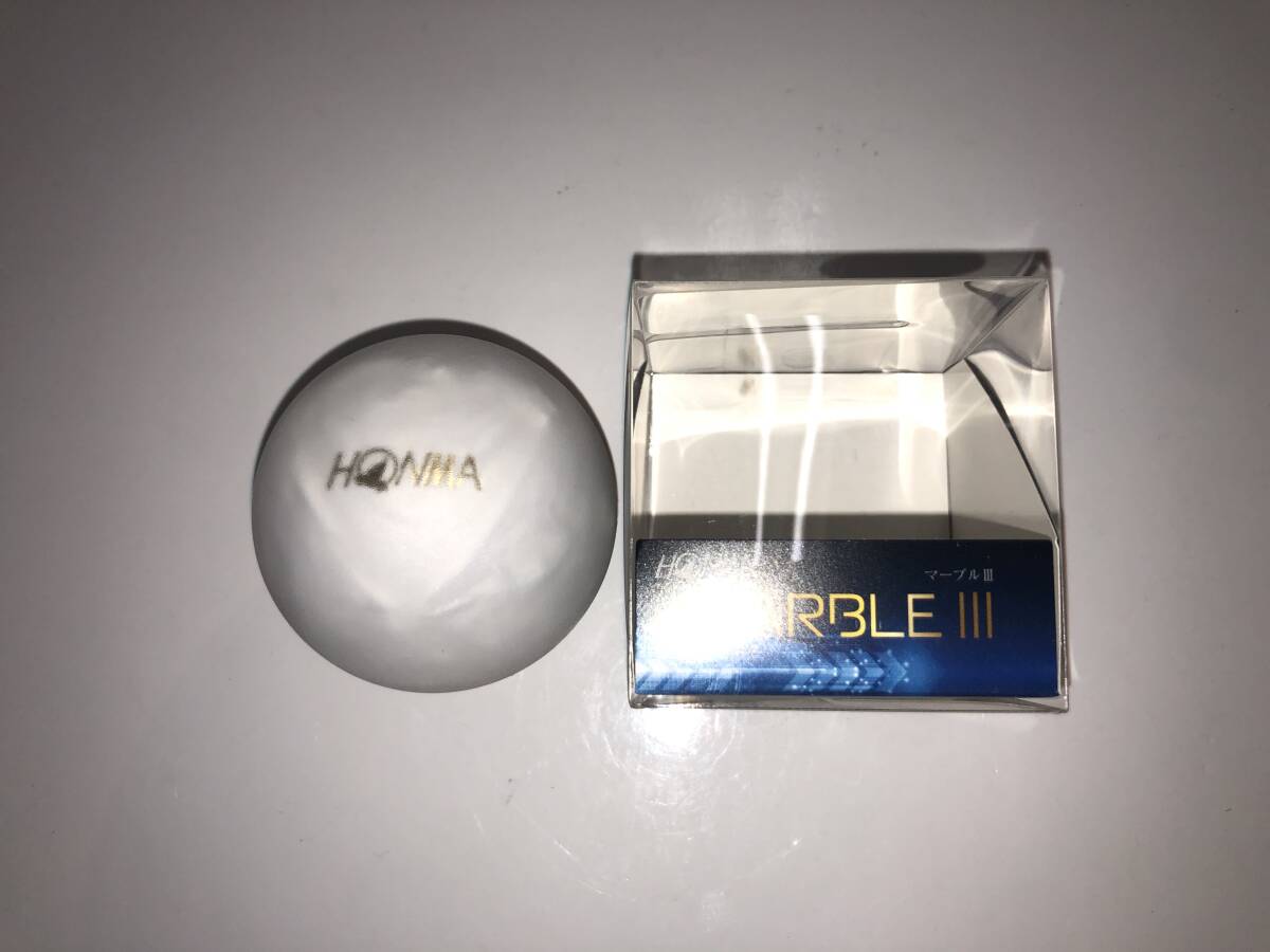 HONMA ホンマ MARBLEIII マーブル3 ホワイト PGA2501 パークゴルフボール