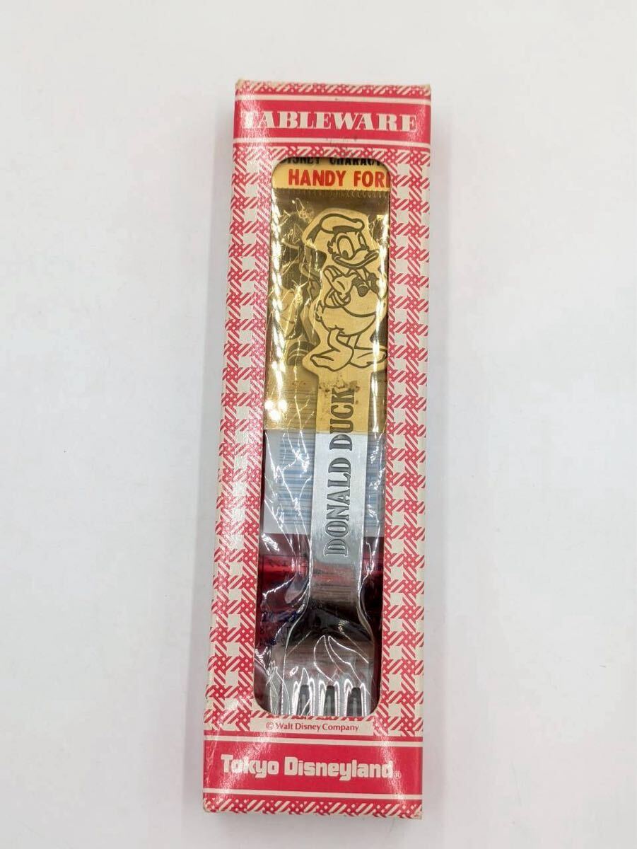 ディズニー フォーク ミッキーマウス ドナルドダック 東京ディズニーランド ステンレス製 Disney