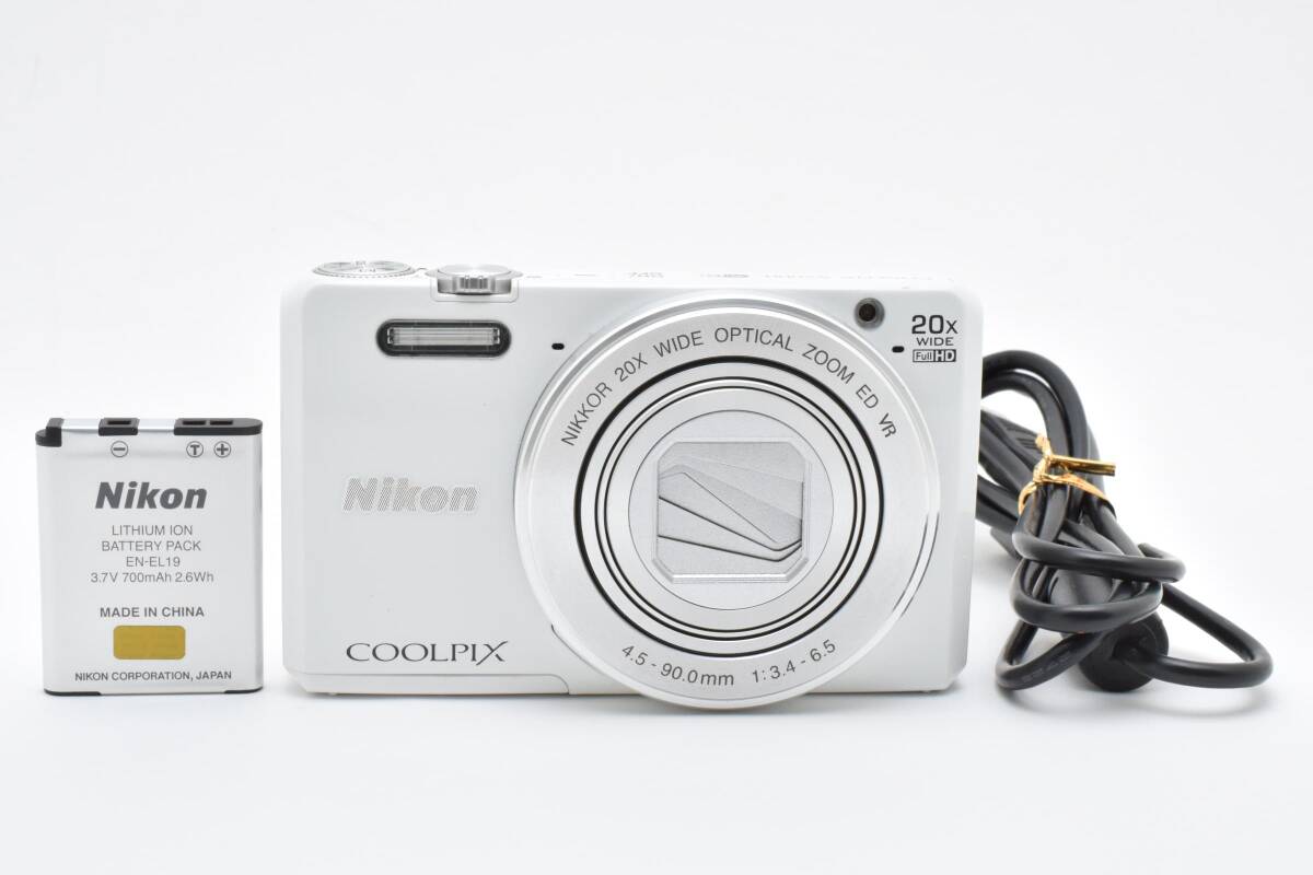 【動作良好品★】ニコン Nikon COOLPIX S7000 ホワイト コンパクトデジタルカメラ #M12291