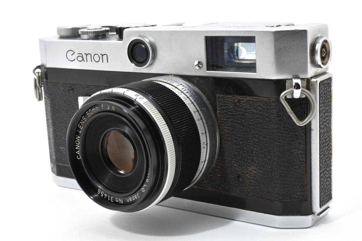 キャノン Canon P ポピュレール ボディ + Canon Lens 50mm f2.8 #M12295