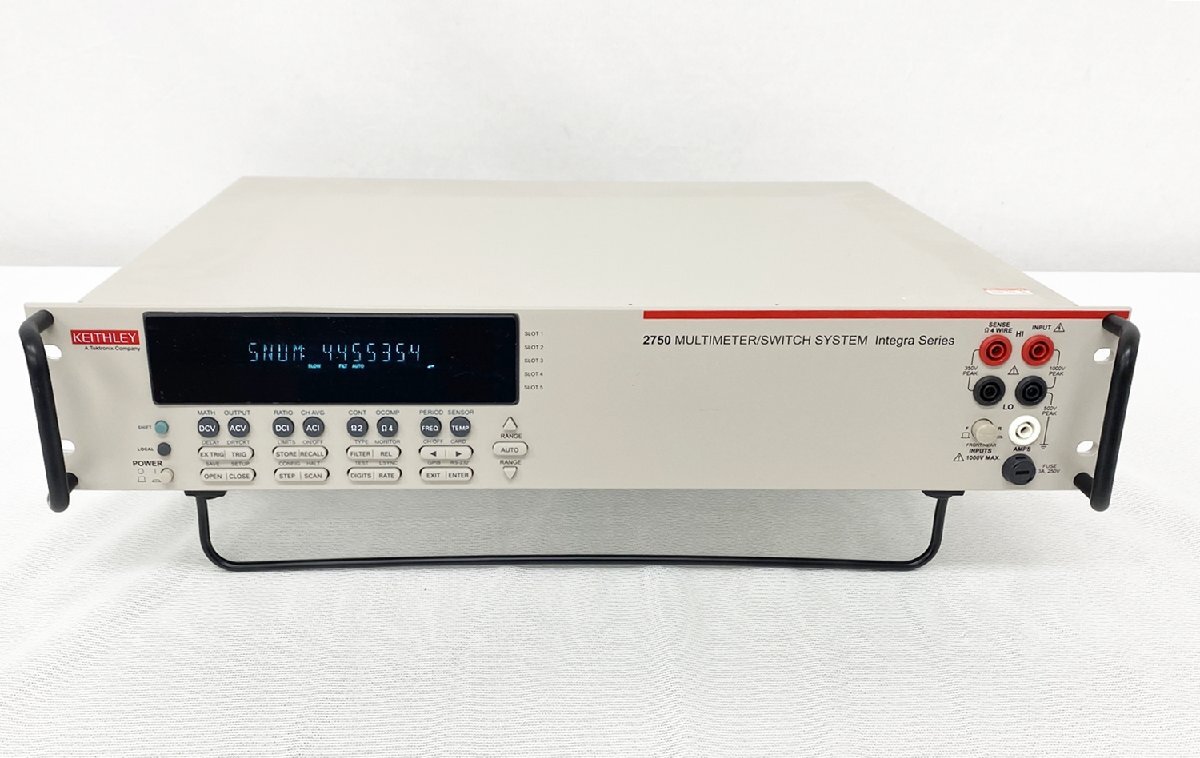 【正常動作品】Keithley 2750 6.5桁　マルチメーター/スイッチシステム