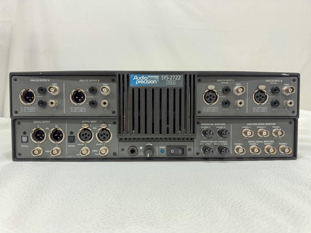 【正常動作品】Audio Precision SYS-2722 オーディオアナライザ