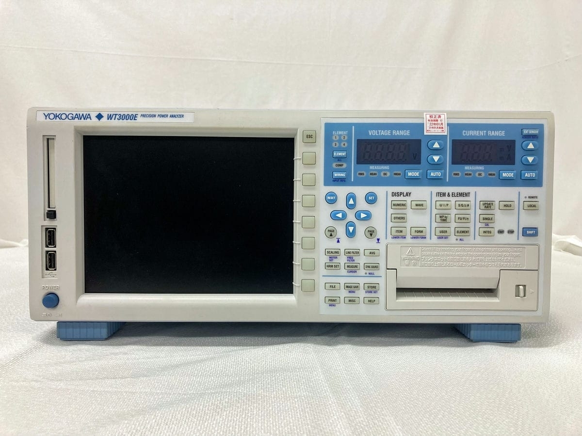 【正常動作品】YOKOGAWA WT3000E プレシジョンパワーアナライザ