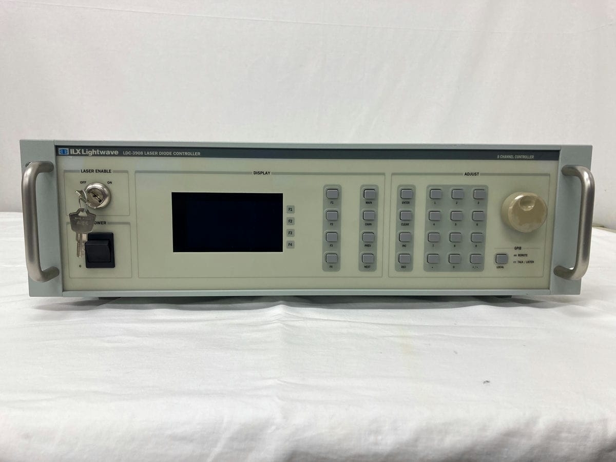 【正常動作品】ILX LDC-3908 + LDC-3916550 マルチチャネルレーザーダイオードコントローラ