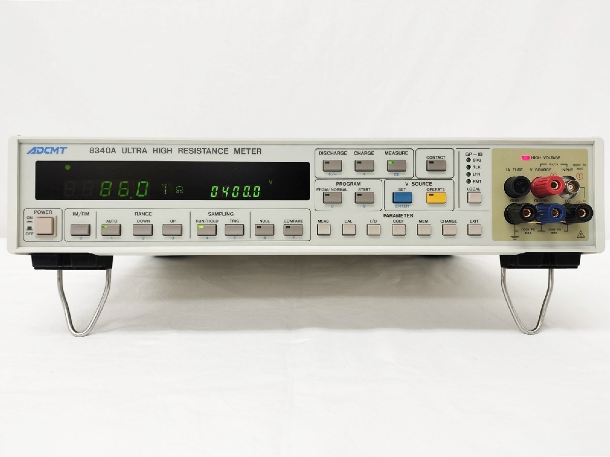 【正常動作品】ADCMT 8340A デジタル超高抵抗/微小電流計