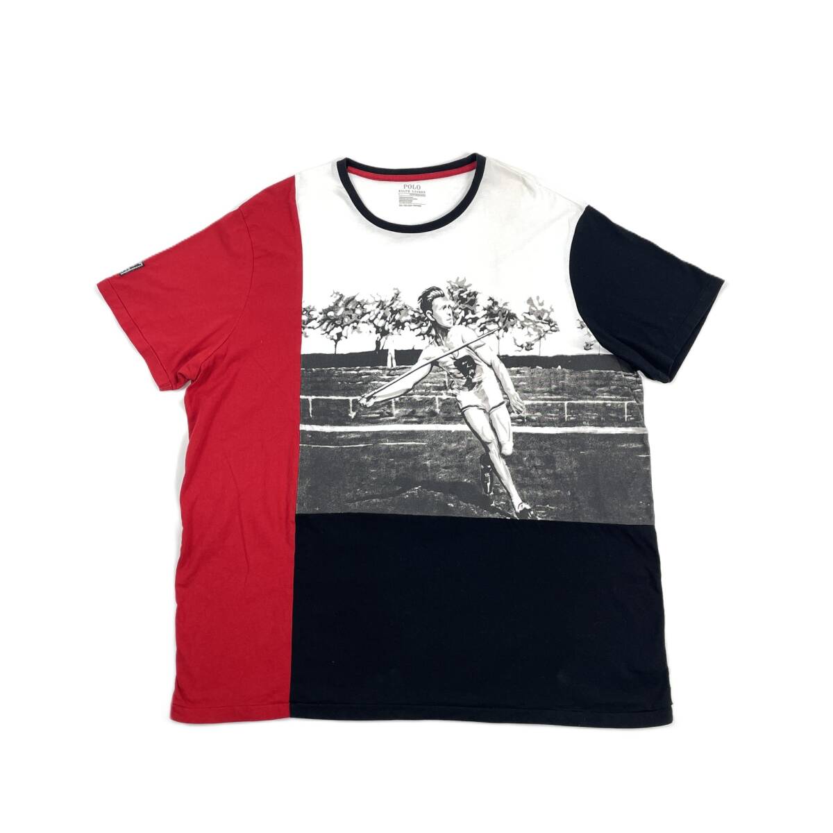 POLO　RALPH　LAUREN　ポロラルフローレン　1992　STADIUM　やり投げ　槍投げ　javelin　Tシャツ　XXLサイズ