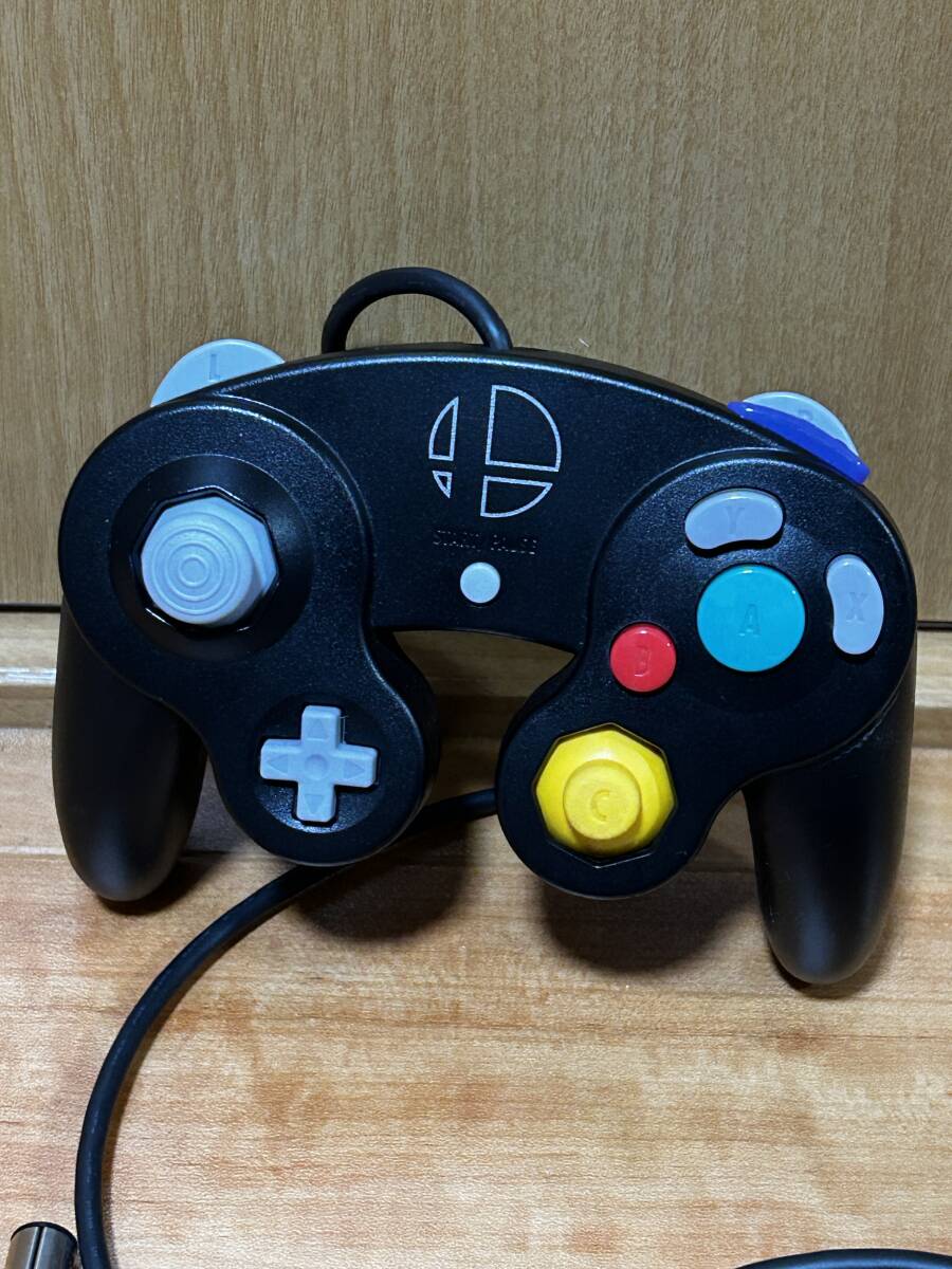 ニンテンドー ゲームキューブ コントローラ スマブラブラック