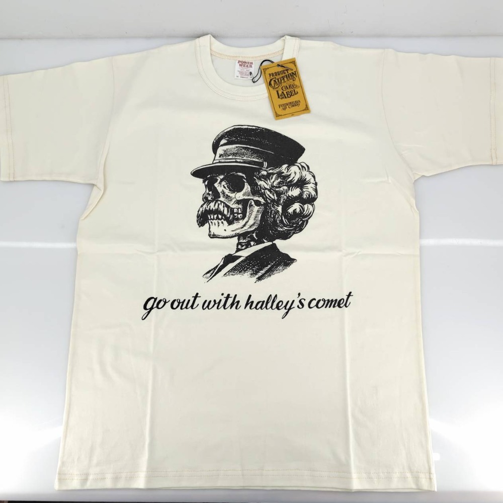 05w15558 フリーホイーラーズ FREEWHEELERS 半袖Ｔシャツ GO OUT WITH HARREY’S COMET オフホワイト サイズS メンズ 中古品