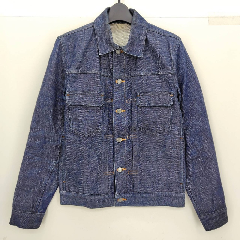 05w15913 アーペーセー A.P.C. デニムジャケット ネイビー サイズXS ベトナム製 メンズ コットン 中古品
